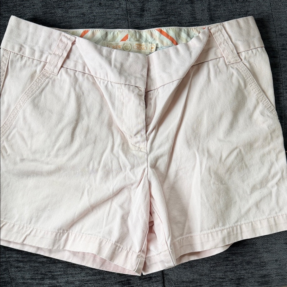 J. Crew Light Pink Cotton Bermuda Shorts